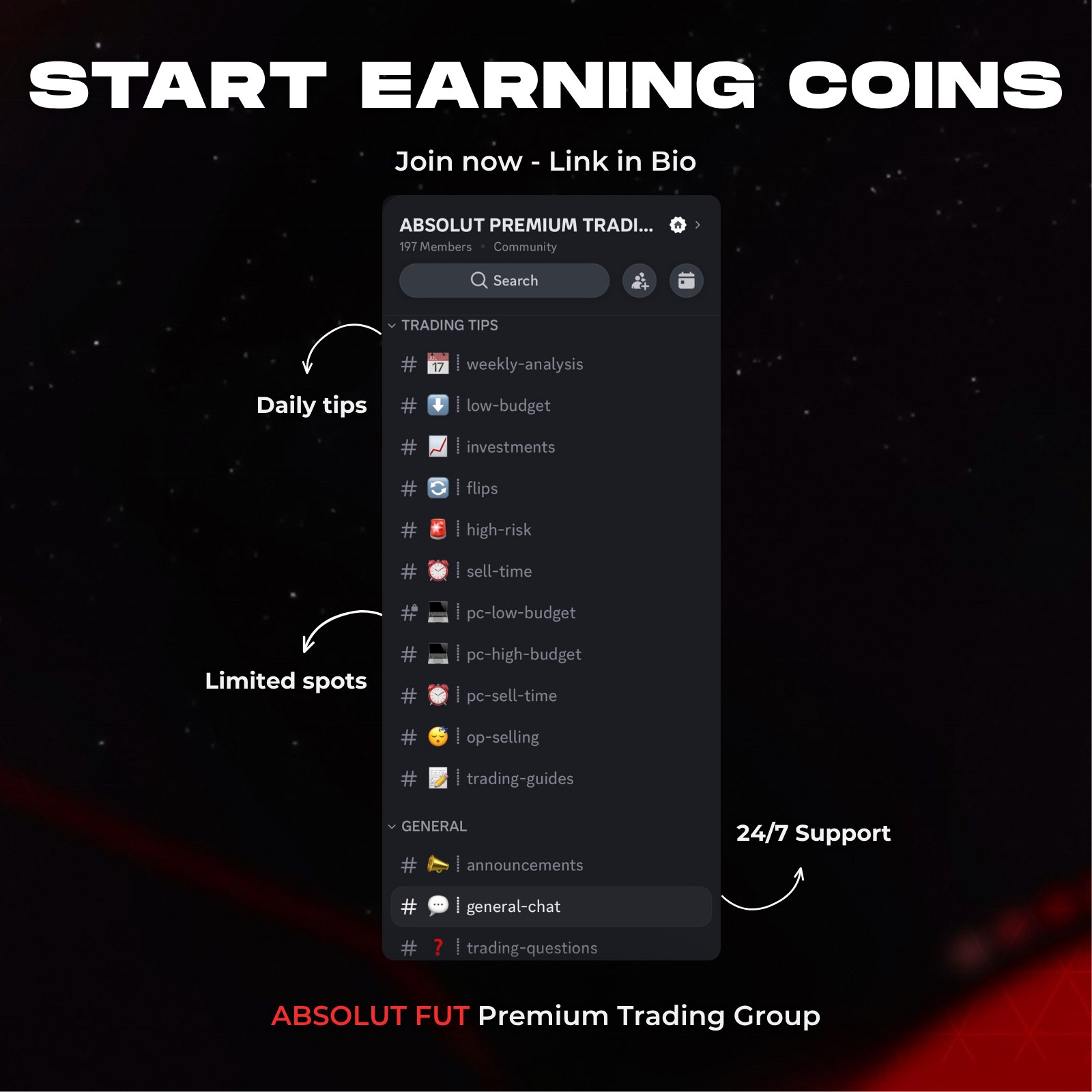 Absolut FUT Premium Trading Discord server